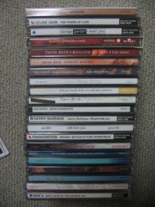 CDの数々。