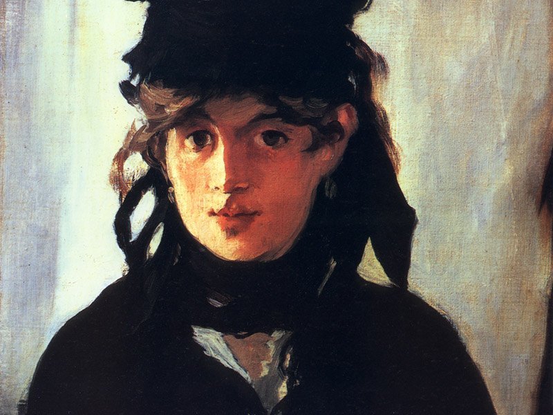Edouard Manetの描いたBerthe Morisot。