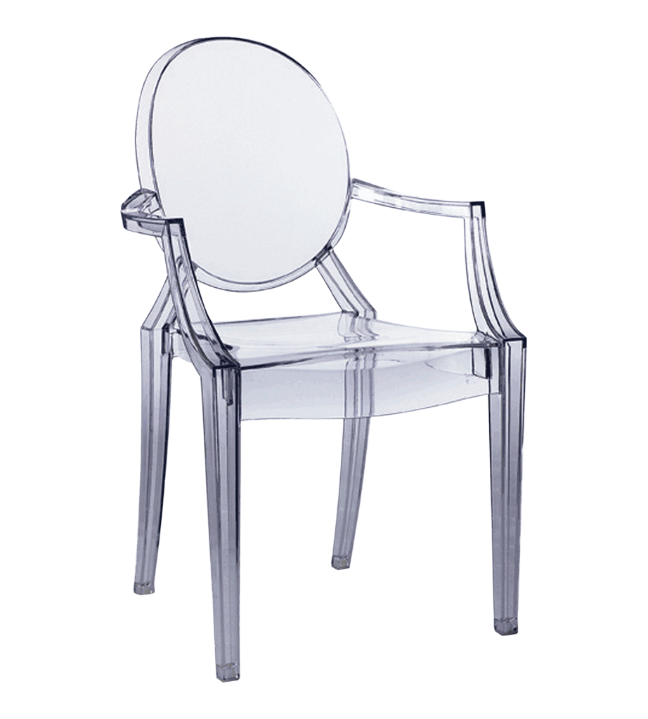 この椅子のコピーをいくつ見たことか・・・。あまりにも有名なGhost Chair。